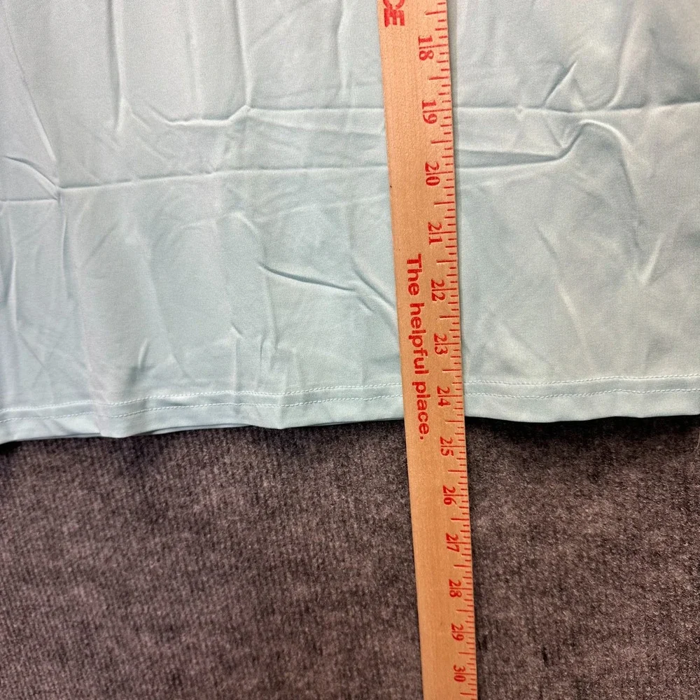 NWT AFTCO Samurai 2 Performance Fishing Shirt Youth Large Blue Long Sleeve